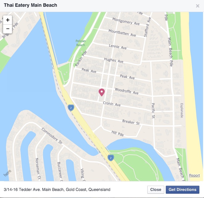 Thai Eatery FB Map